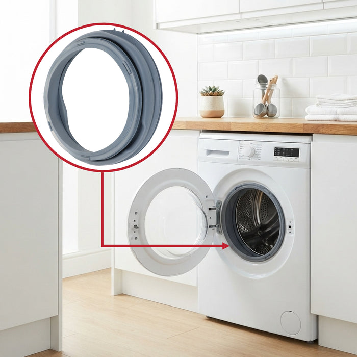 Rubber Door Seal Gasket For Logik L914WM20 Washing Machines 42195043
