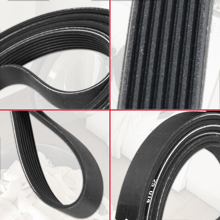 Poly-V Drive Belt for Bush BCGBTD8HP TD7CNBCW Tumble Dryer (7PH2012 SH200, 42232588 / 42164399)
