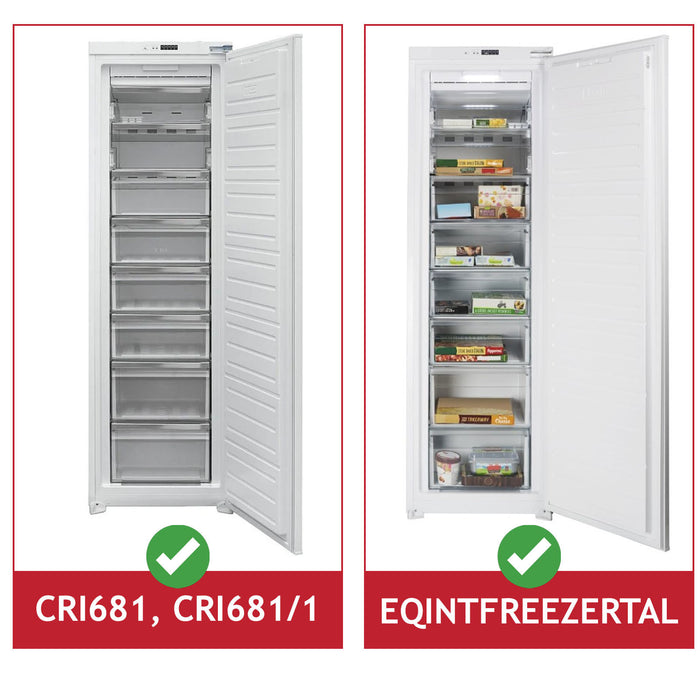 Freezer Flap for CDA CRI681 for Electriq EQINTFREEZERTALL Drawer Basket Cover