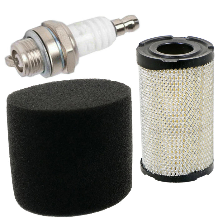 Air Filter for Tecumseh AQ148 AV LAV Lawnmower Engine Spark Plug Filters Kit