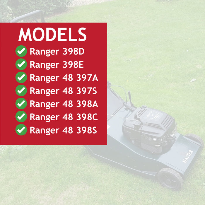 19" 48cm Hi Lift Cutting Blade for Hayter Ranger 39 397 398 Lawnmower Mower