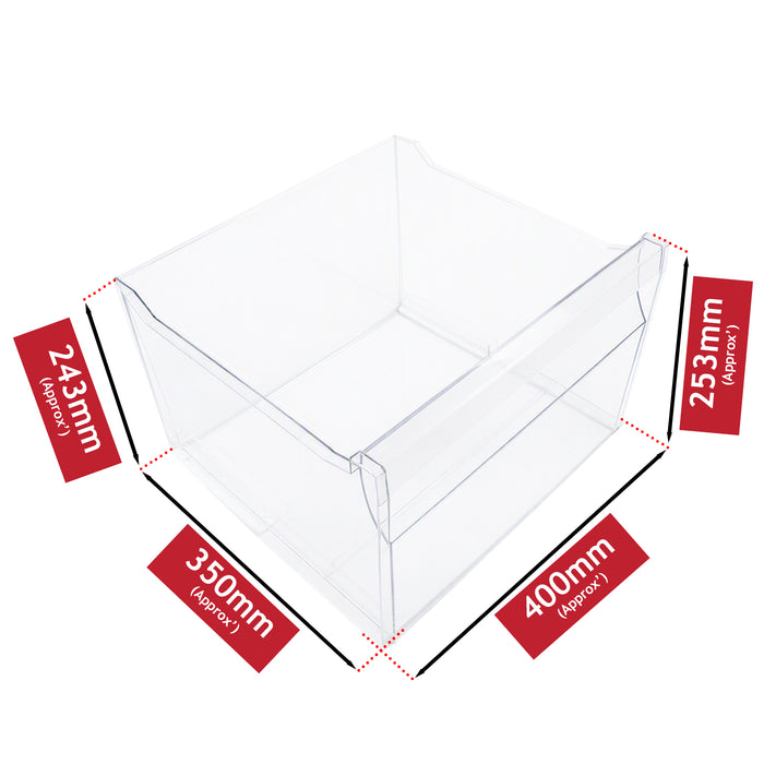 Whirlpool Freezer Drawer Middle Large Food Container Tray Basket Box C00324927