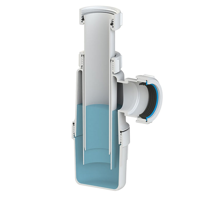 Telescopic Waste Bottle Trap 32mm 1.25" Basin Bidet Urinal Bathroom Kitchen Sink 75mm Seal