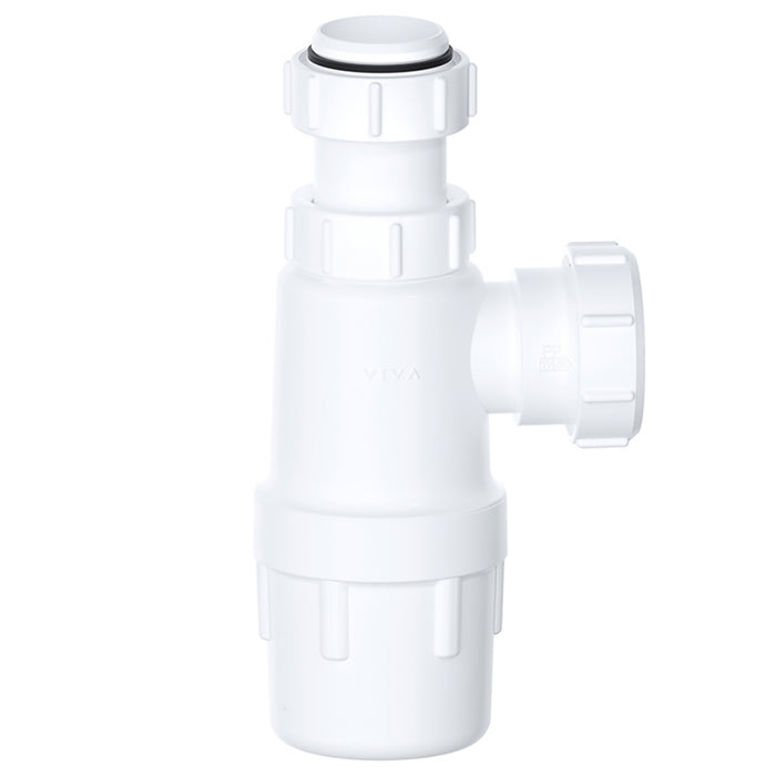 Telescopic Waste Bottle Trap 40mm 1.5" Basin Bidet Urinal Bathroom Kitchen Sink 75mm Seal