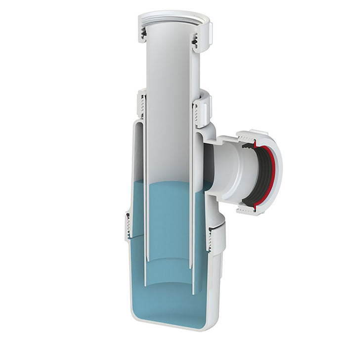 Telescopic Waste Bottle Trap 40mm 1.5" Basin Bidet Urinal Bathroom Kitchen Sink 75mm Seal