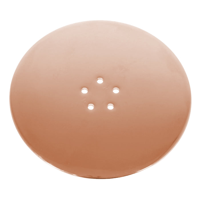 110mm Luxury Plug Cover for Shower Trap with 90mm Tray (Brushed Copper)