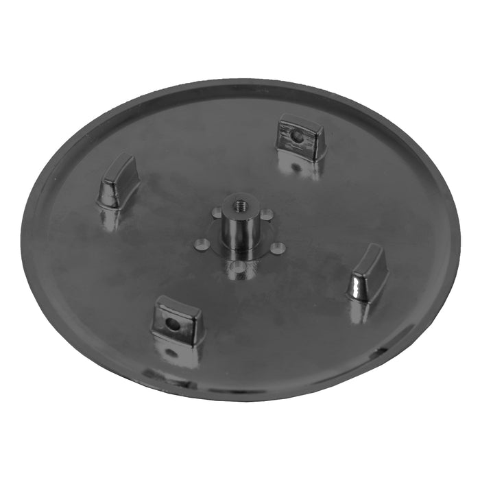 110mm Luxury Plug Cover for Shower Trap with 90mm Tray (Matt Black)