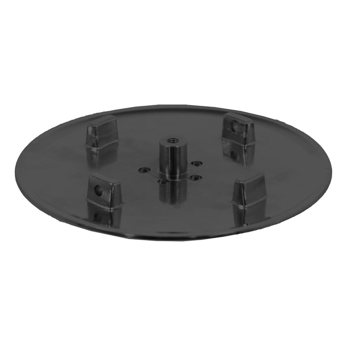 110mm Luxury Plug Cover for Shower Trap with 90mm Tray (Matt Black)