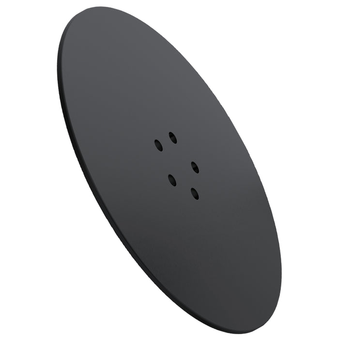 110mm Luxury Plug Cover for Shower Trap with 90mm Tray (Matt Black)