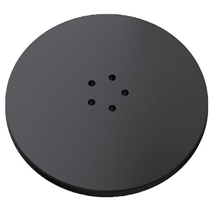110mm Luxury Plug Cover for Shower Trap with 90mm Tray (Matt Black)
