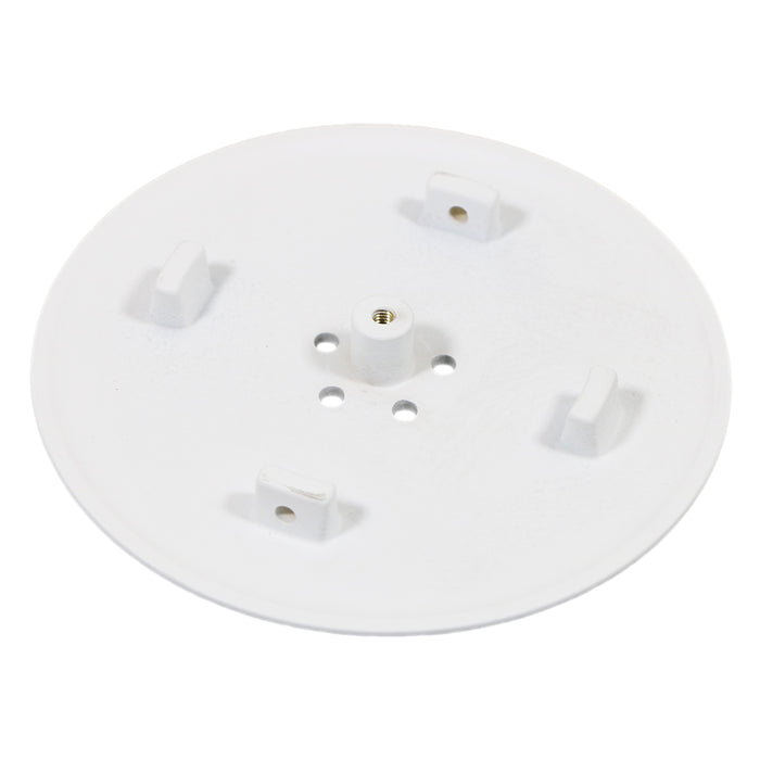 110mm Luxury Plug Cover for Shower Trap with 90mm Tray (Matt White)
