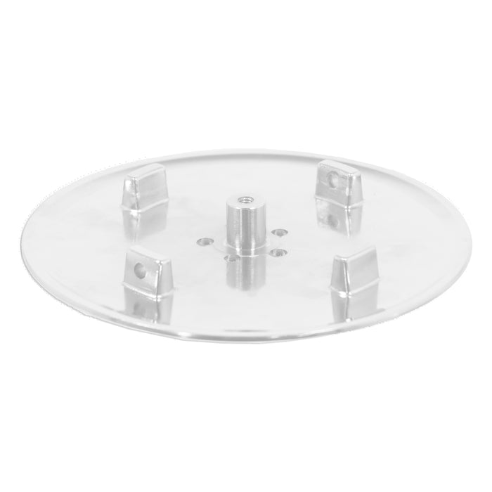110mm Luxury Plug Cover for Shower Trap with 90mm Tray (Matt White)