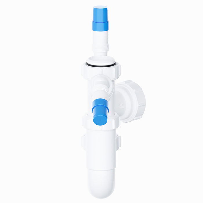 40mm Sink Trap Double Nozzle Washing Machine Dishwasher 75mm Water Seal Discharge Kit