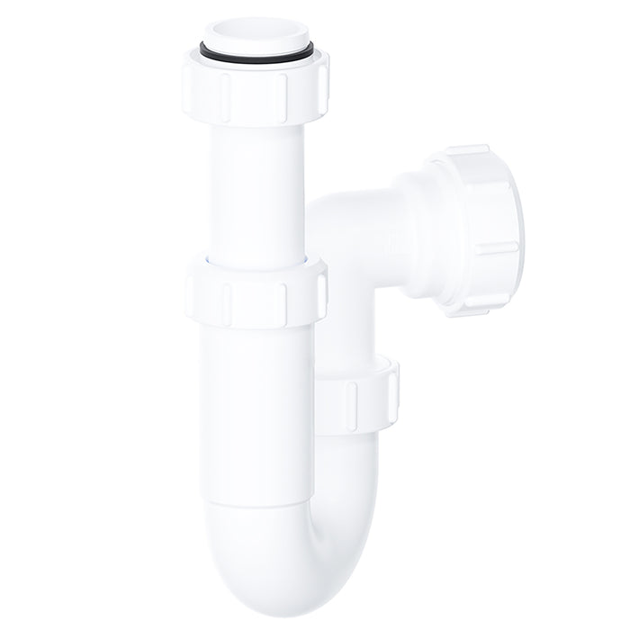 Telescopic Sink P Trap Basin Swivel Plumbing Waste Pipe Kit (32mm / 1.25")