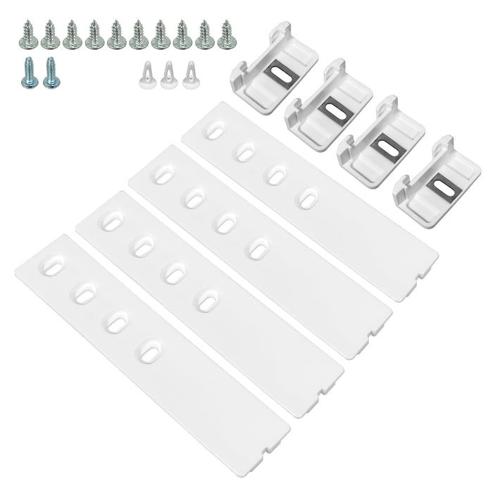 UNIVERSAL Integrated Fridge Door Slide Mounting Bracket Slider Kit (pack of 4)