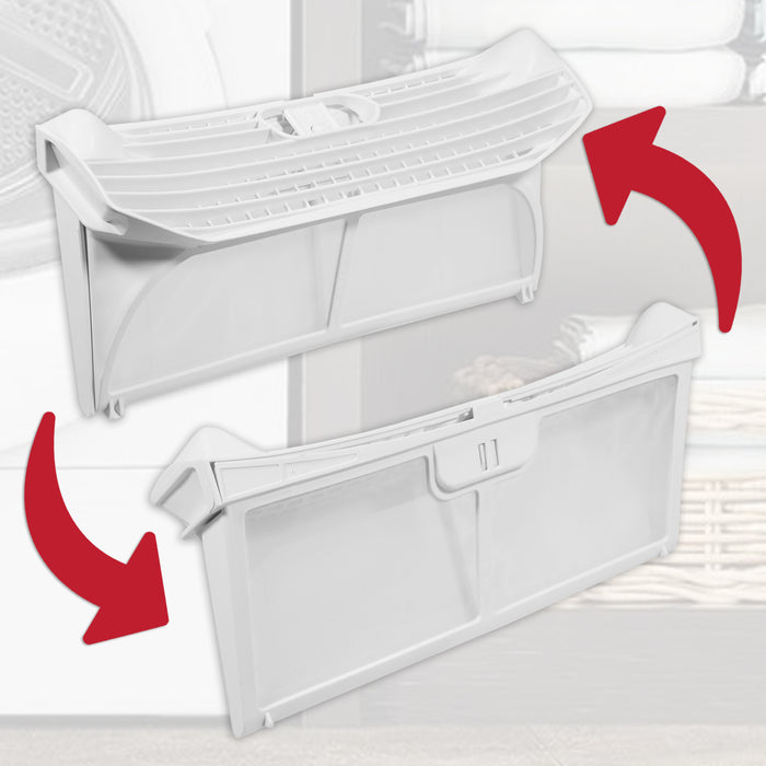 Lint Fluff Filter Mesh Screen Cage for Whirlpool AWZ Tumble Dryer (481248058322 / C00311293)