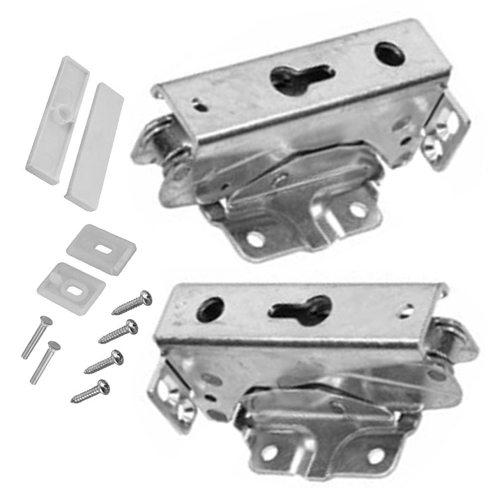 Integrated Door Hinge Pair for Whirlpool Fridge Freezer 3362 3363 5.0 41,5 (Top Upper / Lower)