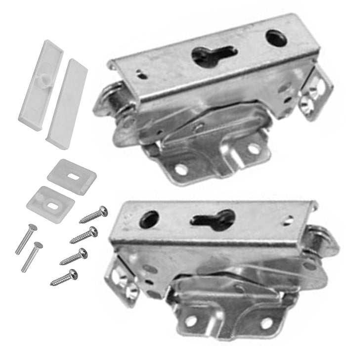 Integrated Door Hinge Pair for Indesit Fridge Freezer 3362 3363 5.0 41,5 (Top Upper / Lower)