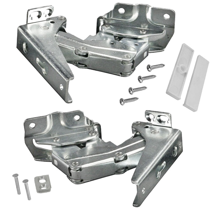 Integrated Door Hinge Pair for Bauknecht Fridge Freezer 3362 3363 5.0 41,5 (Top Upper / Lower)