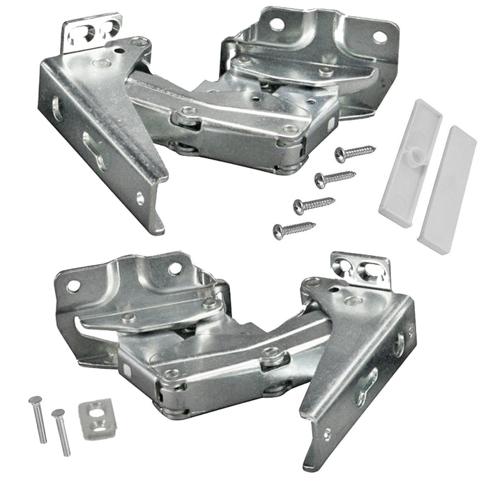 Integrated Door Hinge Pair for Whirlpool Fridge Freezer 3362 3363 5.0 41,5 (Top Upper / Lower)