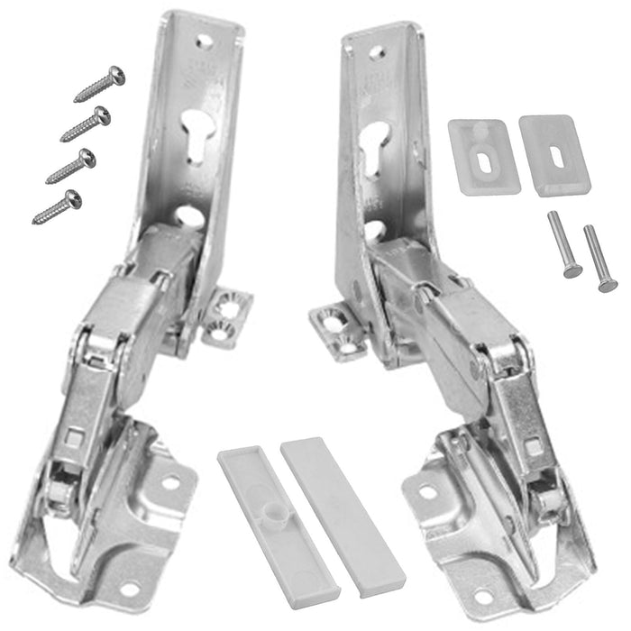 Integrated Door Hinge Pair for Indesit Fridge Freezer 3362 3363 5.0 41,5 (Top Upper / Lower)