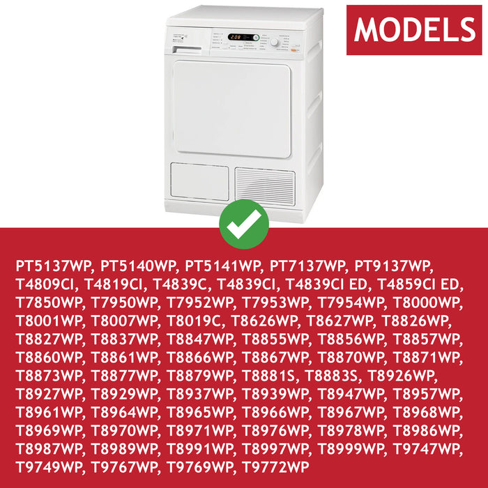 Fluff Lint Filter for Miele Tumble Dryer 07358910 7358910 T4 T7 T8 T9 Series