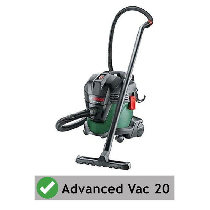 Dust Bags for Bosch Advanced VAC 20 2609256F33 3165140912341 ZTB 06033D1270 x 5 + Fresheners