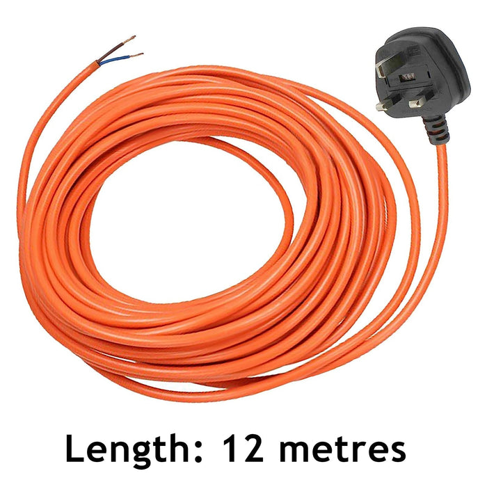 Power Cable for Stihl Lawnmower Strimmer Hedge Trimmer 12M Mains Lead Plug