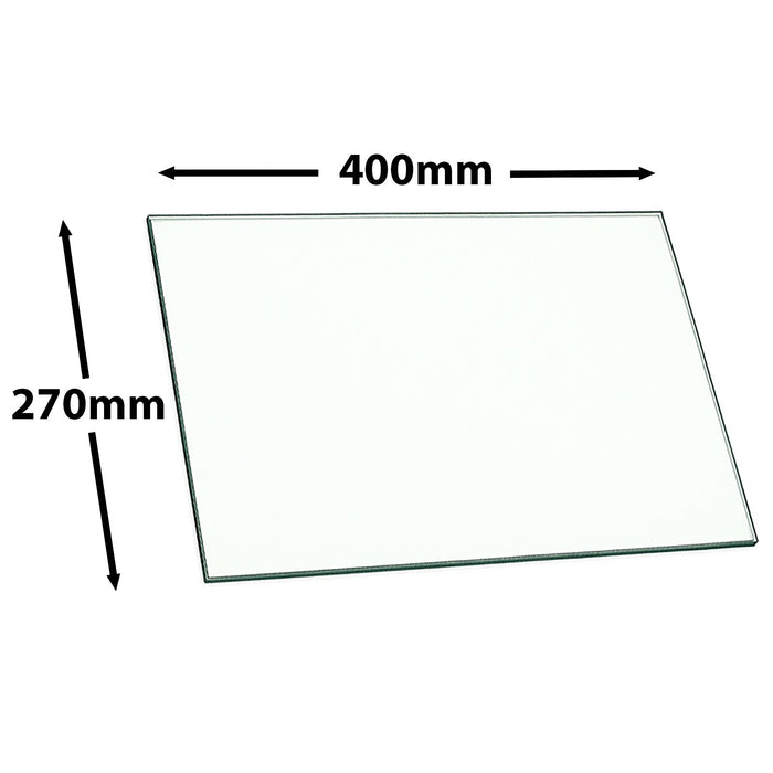 Universal Glass Fridge Shelf Replacement Refrigerator 400mm x 270mm