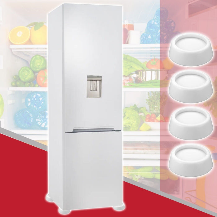 Anti Vibration Rubber Feet Appliance Furniture Non Slip Shock Absorber Pads (White, Pack of 4)