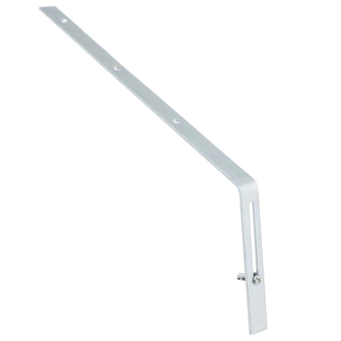 Gutter Top Rafter Bracket Universal Galvanised Steel Fascia Support Fixings (Pack of 5, 300mm)