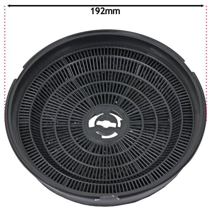 Candy Cooker Hood Carbon Filter Round 192 x 35mm Extractor Vent Fan CP180