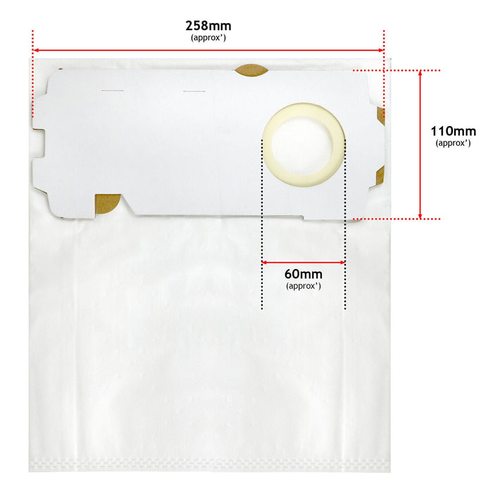 Dust Bags for Festool Extractor Vacuum CT MINI MIDI MIDI-2 SC-FIS-CT 204308 x 5 + Fresheners