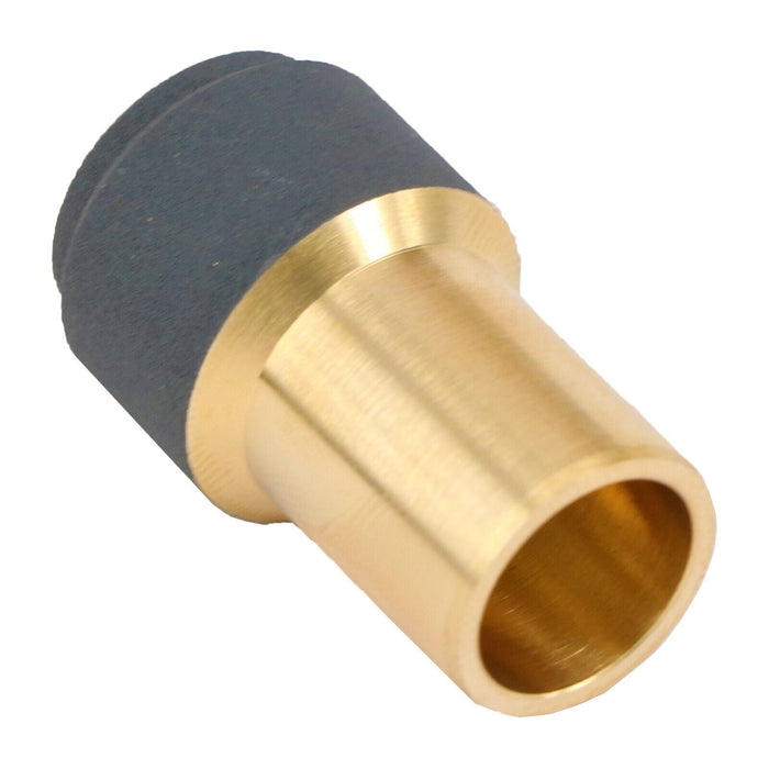 Radiator Valve 15mm x 10mm Anthracite Pushfit Reducing Straight Speed Fit Compression Stem Valves (Pack of 3)