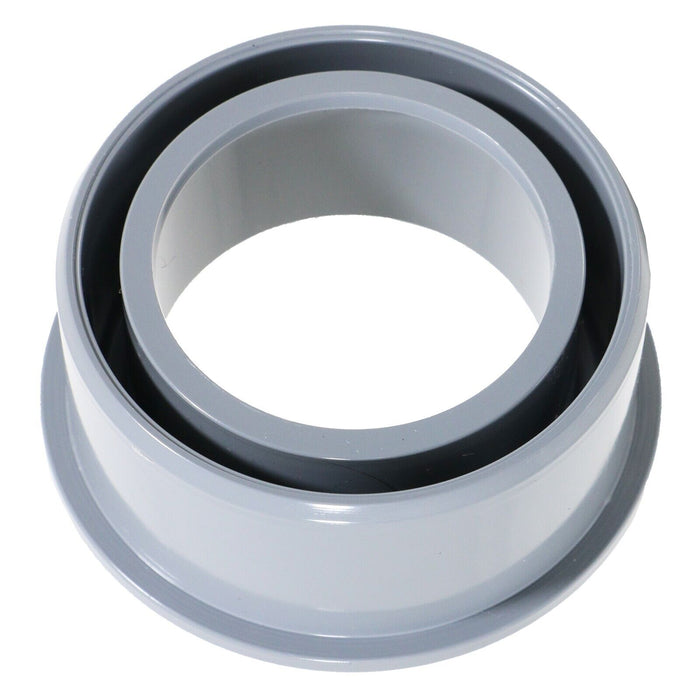 40mm Boss Adaptor Solvent Soil Stack Waste Pipe Reducer Push Fit Seal Ring (Grey)