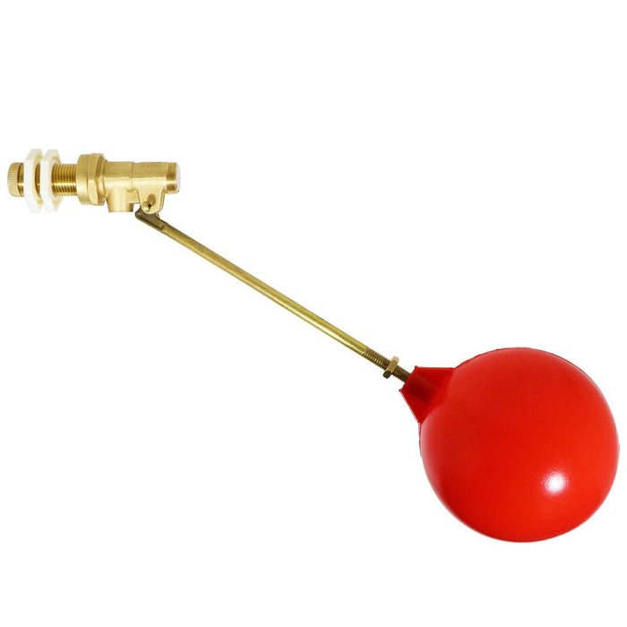 1/2" Part 1 Valve High Pressure Side Entry Toilet Cistern Ballcock 4 1/2" Ball Float Kit