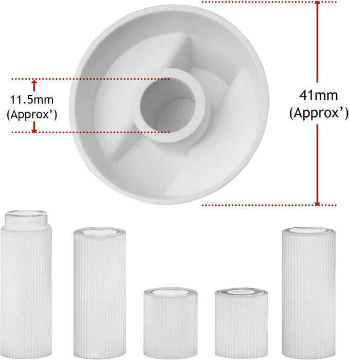 Air Fryer Knob White Switch Universal Dial Button Multi Cooker Mini Oven