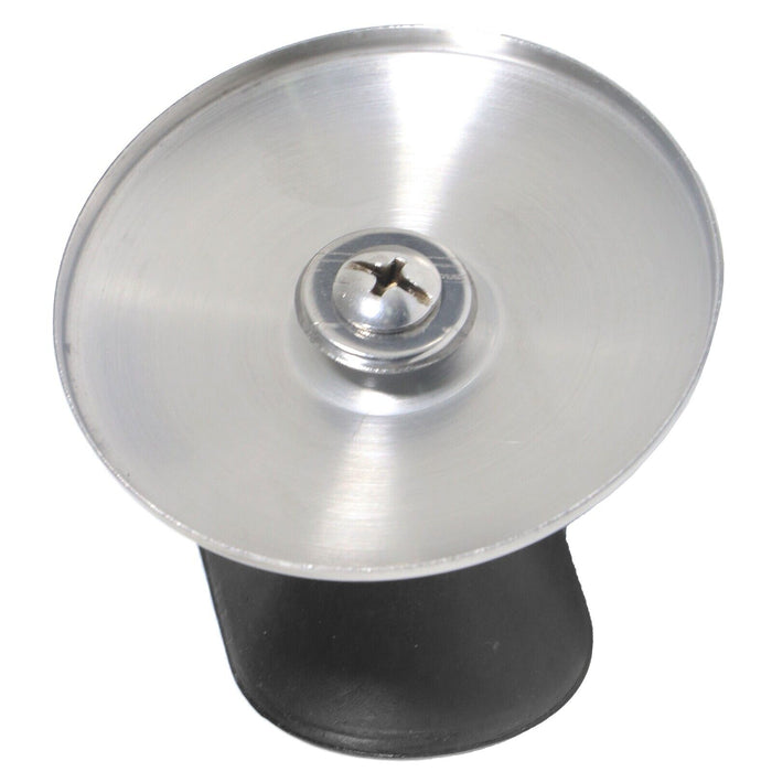 Universal Pan Lid Handle 6cm Saucepan Slow Cooker Steamer Pot Knob (Black / Chrome Silver)