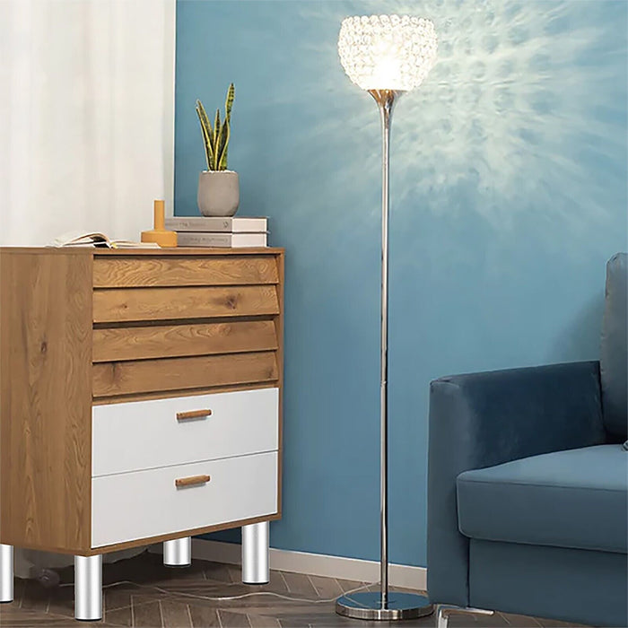 Universal Adjustable Furniture Feet 4.5" Silver Wardrobe Table Footrest Riser Legs (Pack of 4)