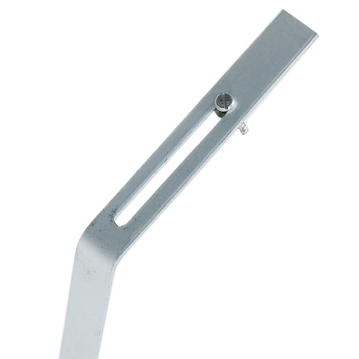 Gutter Top Rafter Bracket Universal Galvanised Steel Fascia Support Fixings (Pack of 5, 300mm)
