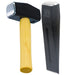 Log Splitter Lump Hammer 4lb Club Mallet + 1.5KG 8" Chisel Wedge Wood Splitting Maul Kit