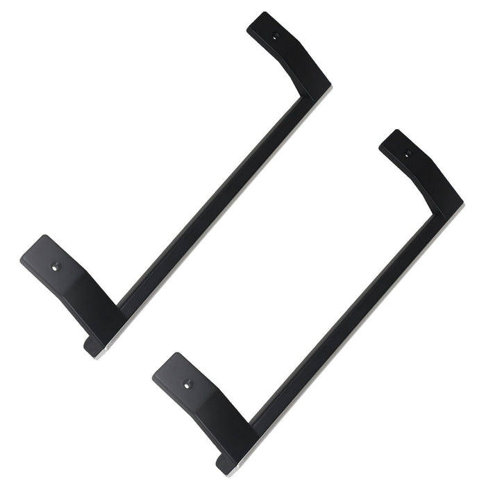 Door Handle Grab Bars for Beko CFP169 FFP167 Fridge Freezer 5907610700 (Silver / Black, 330mm, Pack of 2)