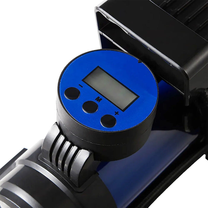 Digital Tyre Inflator 12V Car Bike Van Motorcycle Portable LED Air Compressor Pump (with Carry Bag)