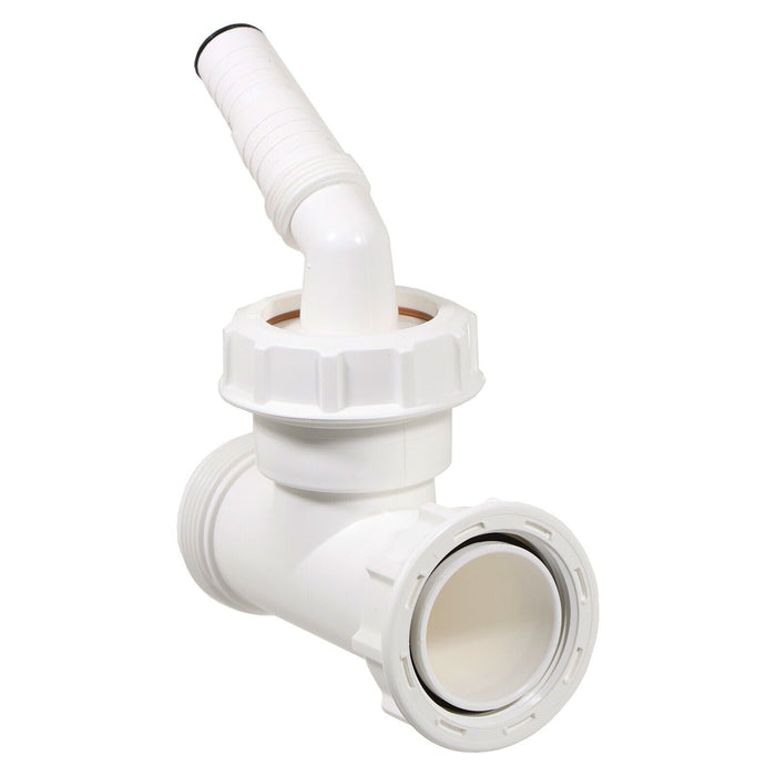 Appliance Trap Adaptor 40mm 1 1/2" Washing Machine Dishwasher Waste Pipe Tee Kit