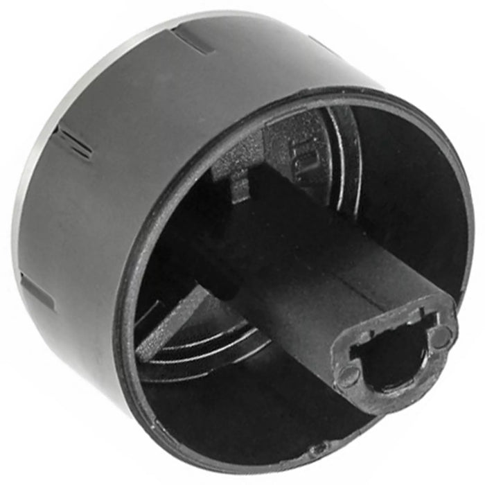 Oven Knob for BOSCH Cooker Oven Hob Switch Dial Silver Black 2 Knobs PCC PCP PCQ (Pack of 2)