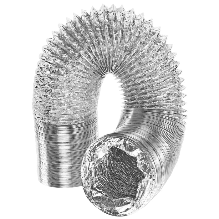 5m Aluminium Flexible Vent Hose Exhaust Pipe for Bush Tumble Dryer 4" / 100mm Diameter