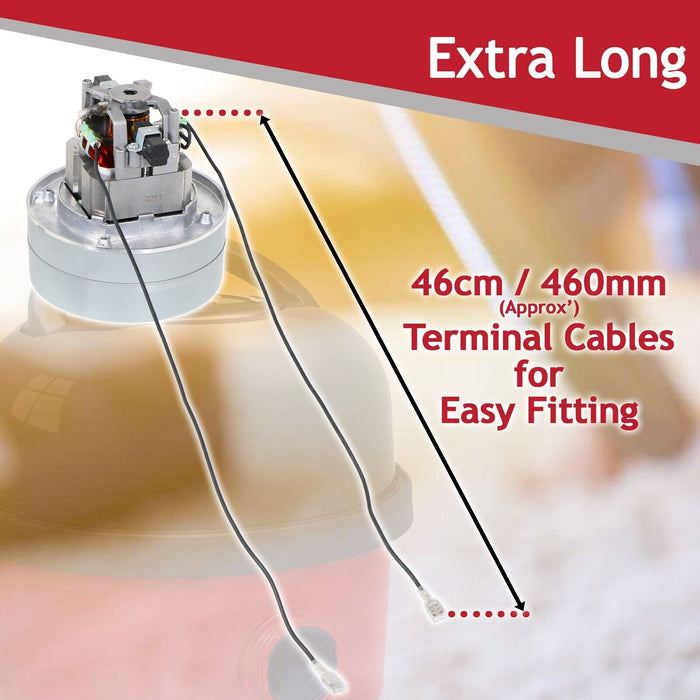 Complete Motor Unit for Numatic Henry Hetty Vacuum Cleaner (TCO DL2 1104T 205403 240V)