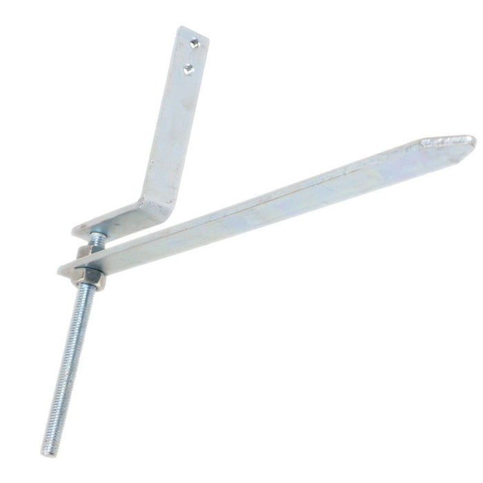 Gutter Rise & Fall Bracket Universal Galvanised Steel Adjustable Fascia Support Kit (Pack of 10)