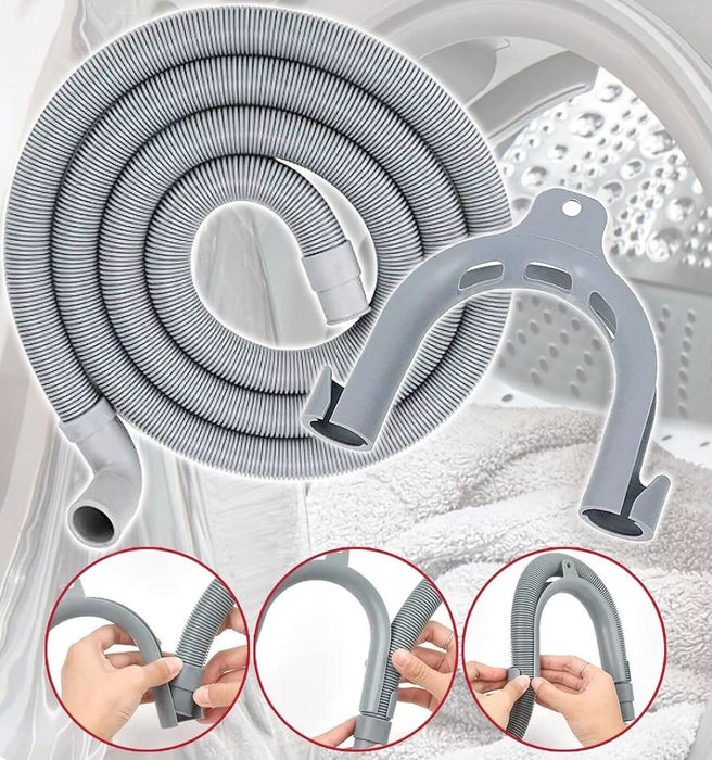 Drain Hose Kit Washing Machine Dishwasher Water Fill Angled Pipe Set Universal