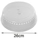 Microwave Plate Cover Dish Splash Splatter Guard Food Vented Lid Large 26cm / 260mm
